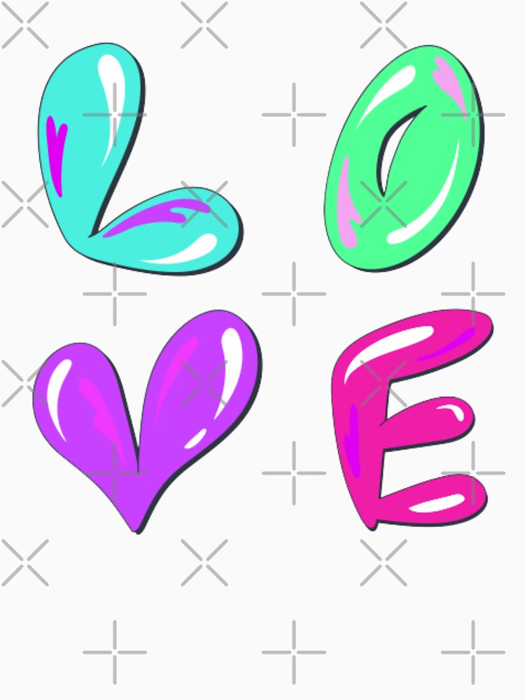 Love Bubble Text by LMoonDesigns