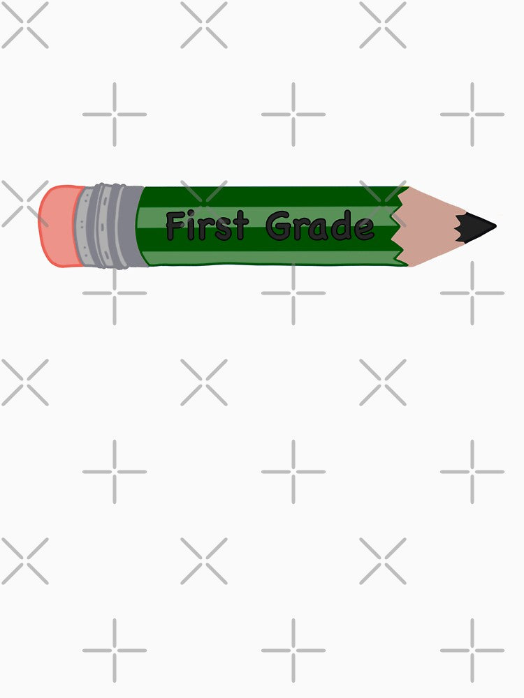 First Grade Green Pencil by MakerOfPaper