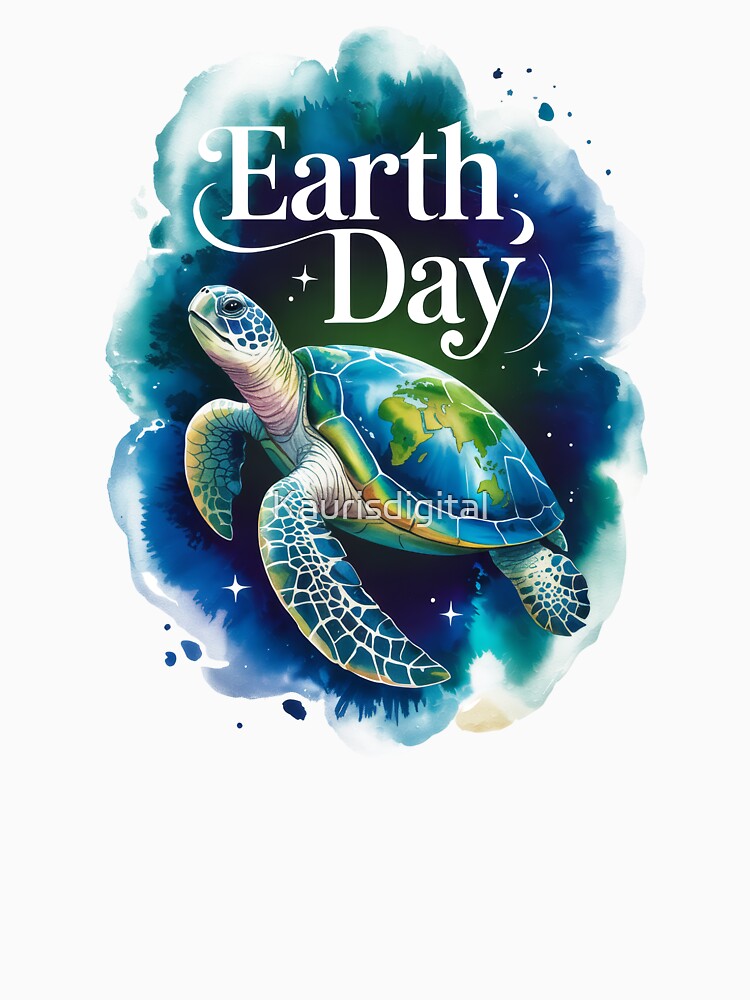Protect Our Home – Earth Day Turtle by Kaurisdigital