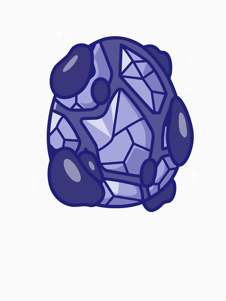 Cute Cosmic Crystal Asteroid Planet in Space Illustration by Chrislogo