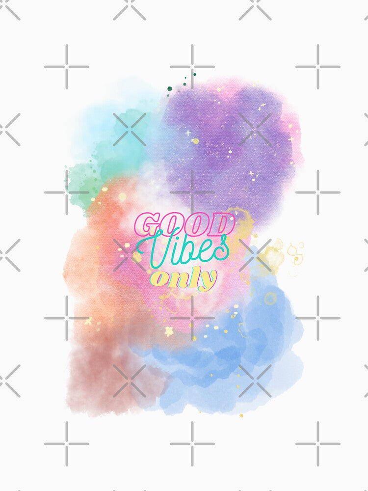 colorful galaxy pastel good vibes only by Dominika Farkašová