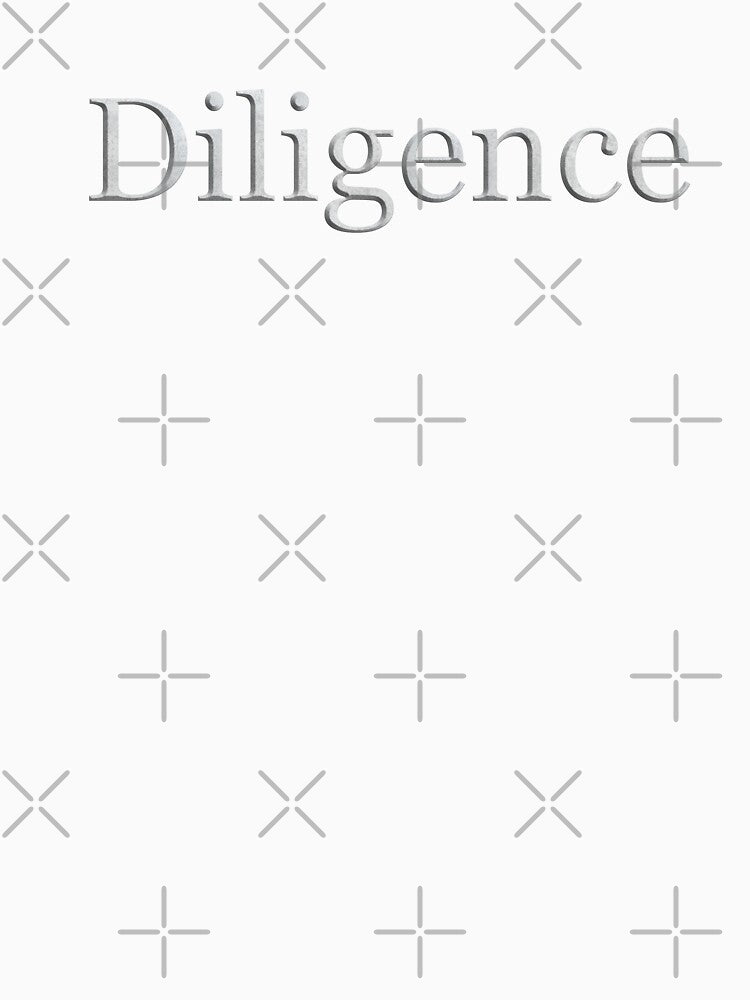 Diligence (White Marble Text) by Swabcraft