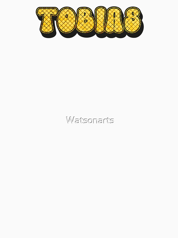 Tobias Personalized Cool Custom Name - Funny Design for Men and Boys by Watsonarts