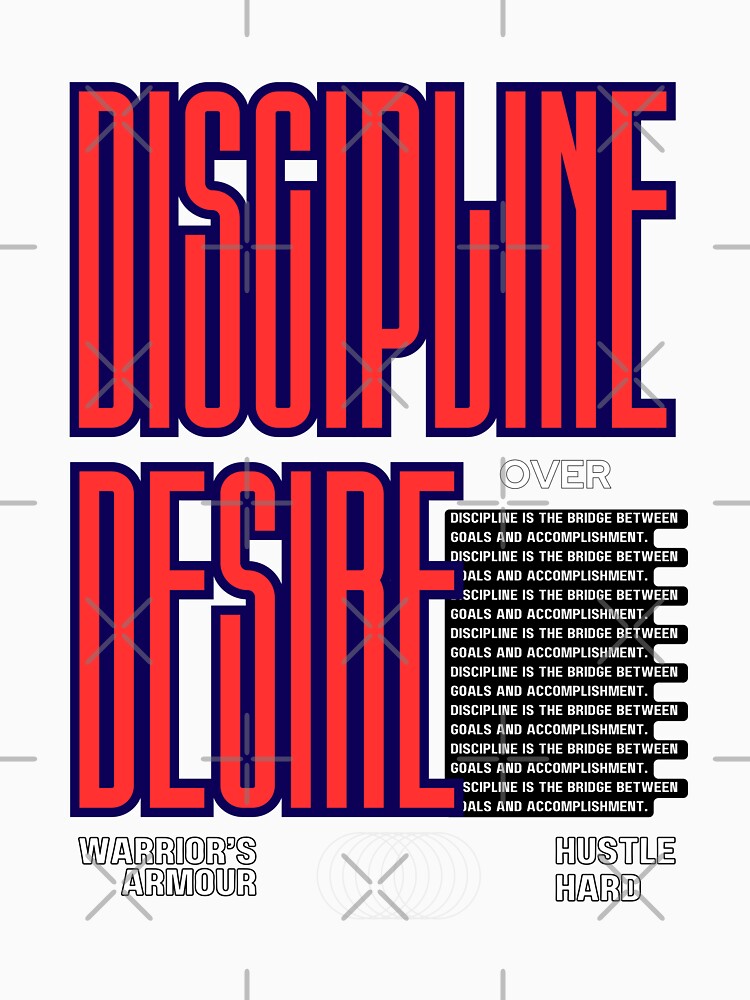 Discipline Over Desire Quotes for Men by WarriorsArmour