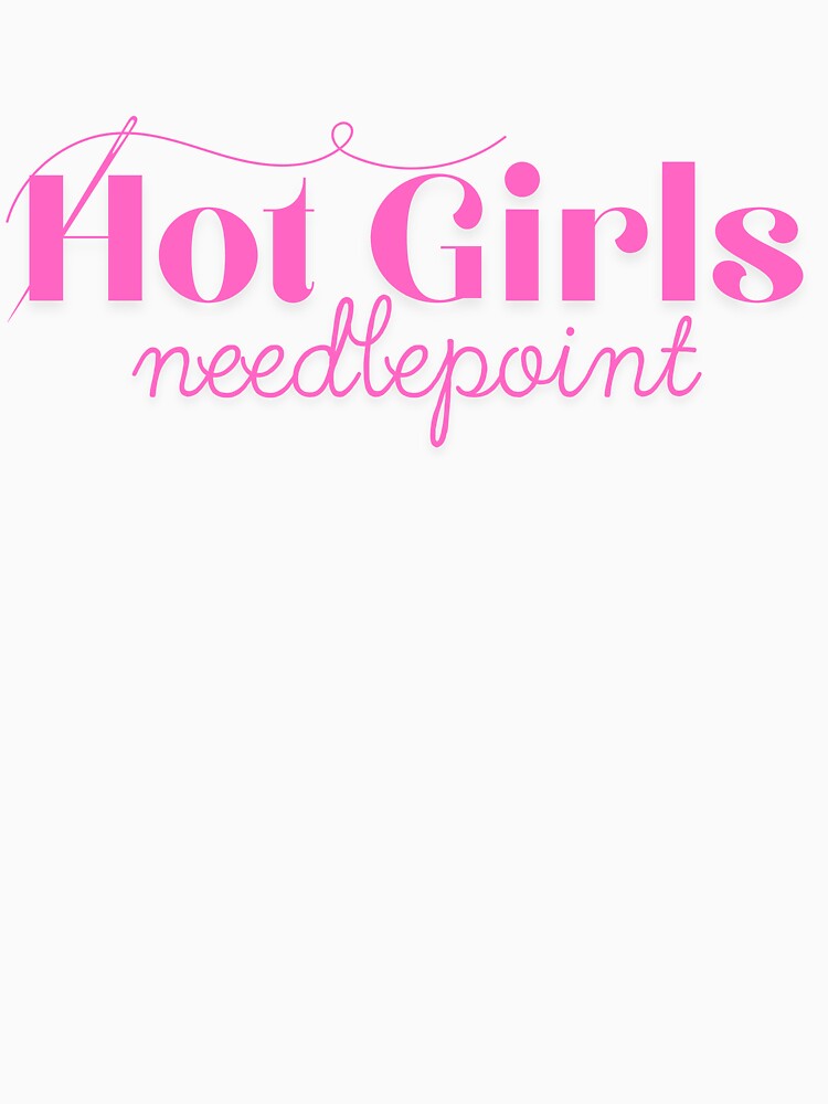 Hot Girls Needlepoint by SilverSaddleCo