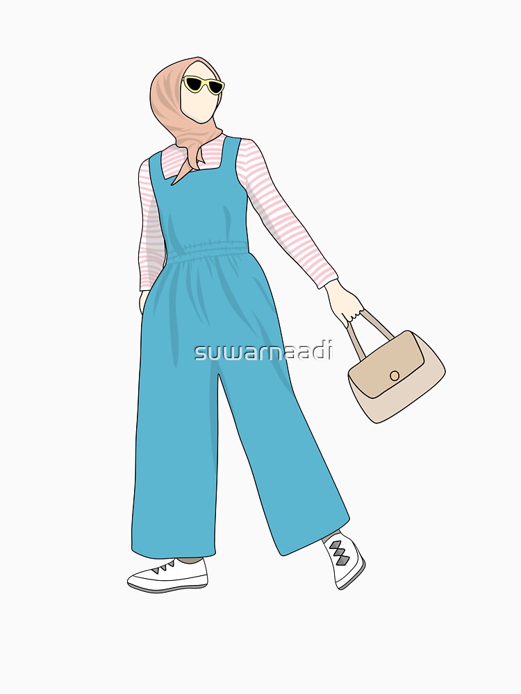 Muslim Girl with Casual Outfit by suwarnaadi