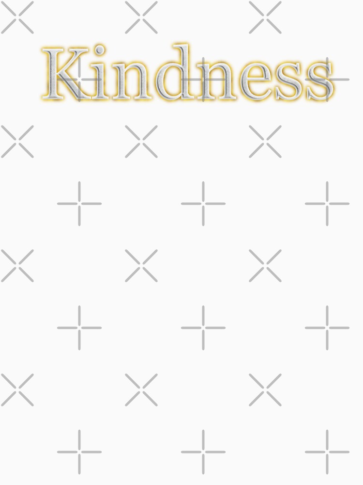 Kindness (White Angelic halo Text) by Swabcraft