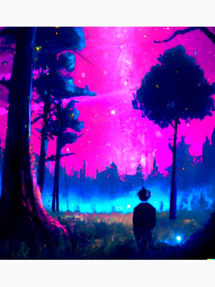 Looking at a psychedelic sky by Ideassbold