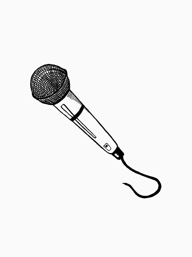 Hand drawn microphone by PBerry