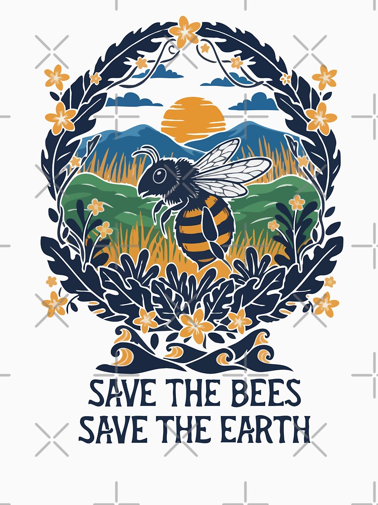 Save The Bees Save The Earth by Gkinoki