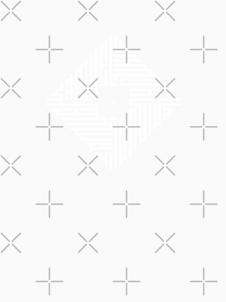 SAMUEL | White  | Modern Geometric Kufi Calligraphy | From Name to Art by FOR YOUR NAME