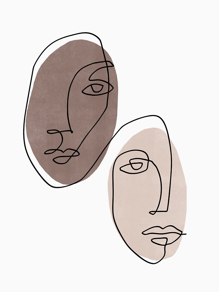 Equality - Faces Line Art by TheRedFinch