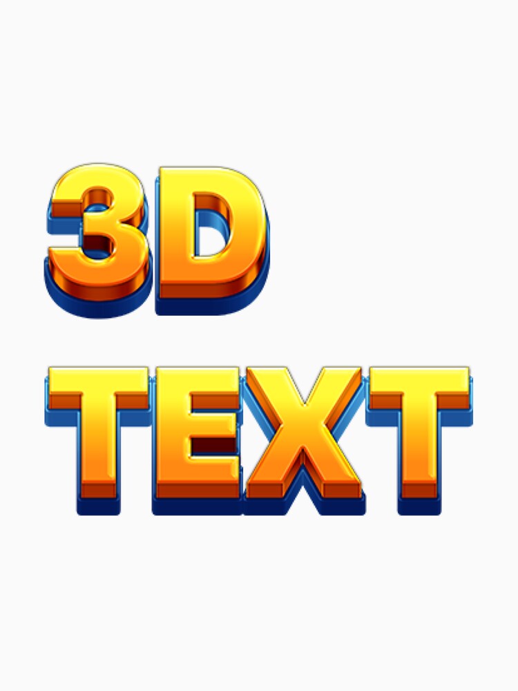 3d text by Ramovicana