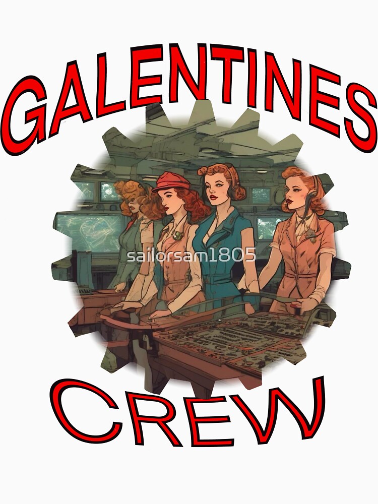 Navy American Girls Galentines crew on submarine on Galentines day and Galentines party, gift idea for Galentines day by sailorsam1805