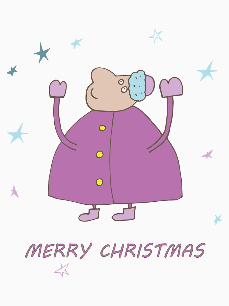 Santa Claus wishes everyone a Merry Christmas. by Olga81creative