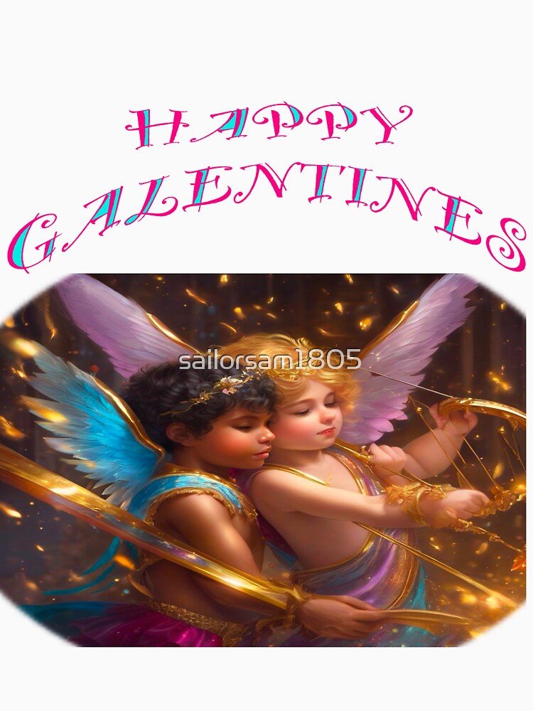 Surreal Galentines card, perfect gift idea for Galentines day by sailorsam1805