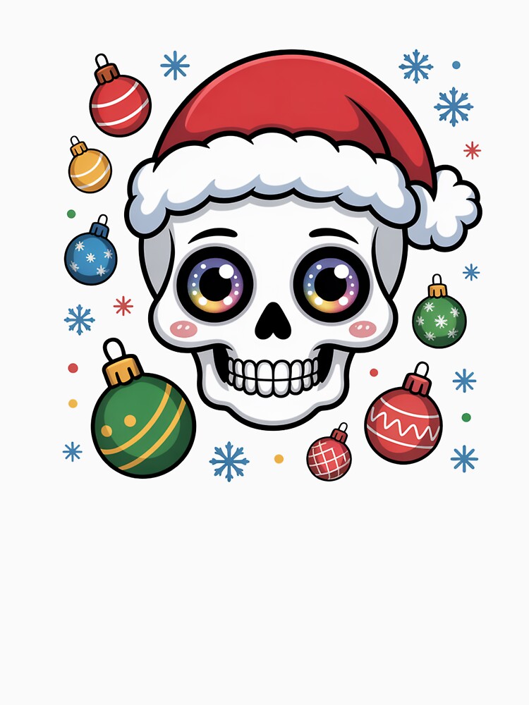 skull Santa's Favorite Human  Merry Christmas squad Custom Christmas Gifts T-Shirts, Mugs & More Print on Demand Shop by kaka8888
