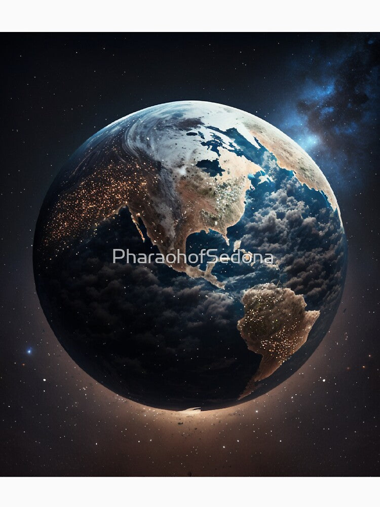 Earth from Space by PharaohofSedona