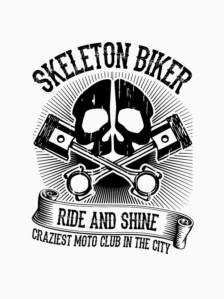 skeleton biker by JaMatt1983