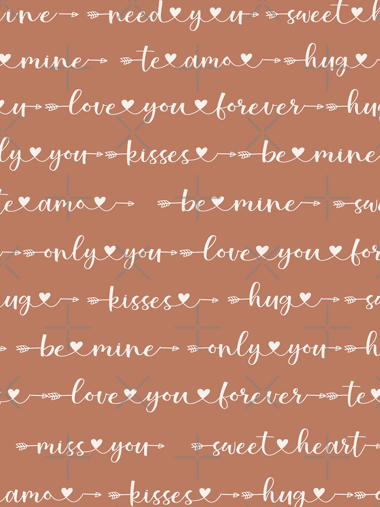 Romantic Typography graphic print by RSDigitalPrintDesign
