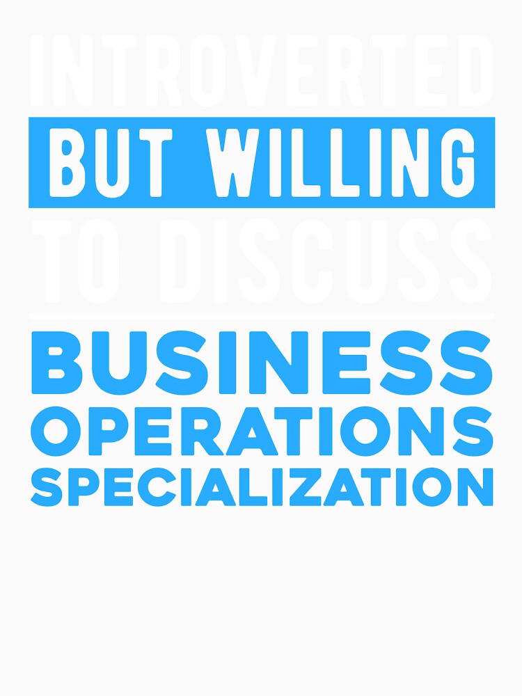 Business Operations Specialist Fun Quote by NestaReign