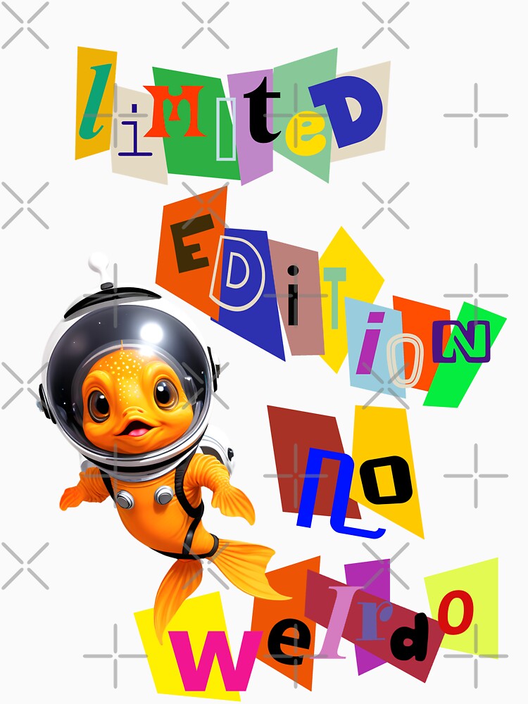 Limited Edition No Weirdo Text Art by Museum Of Non-Existing Art