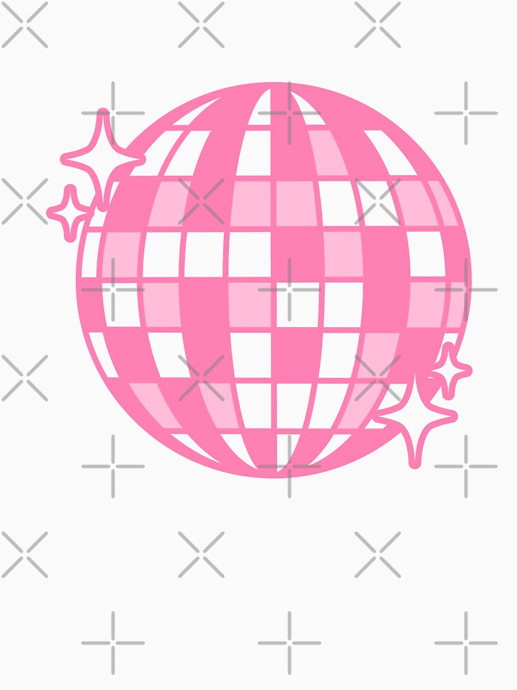 Pink Disco Ball Sparkles by dottiedigitals