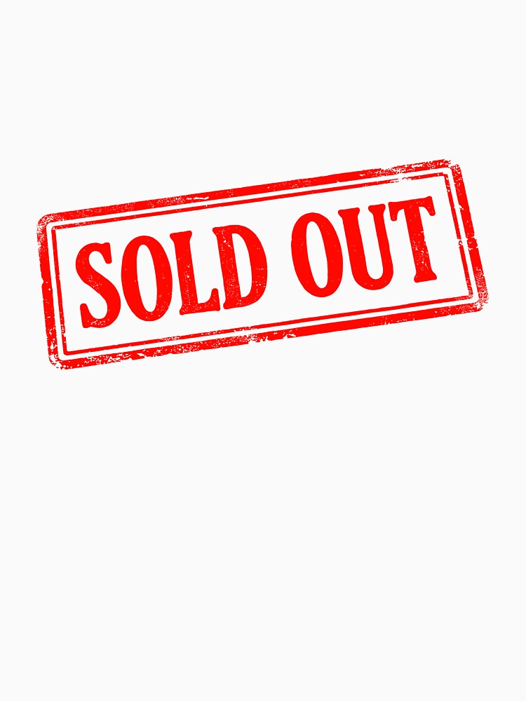 Sold Out Red Stamp by VibeWear2026
