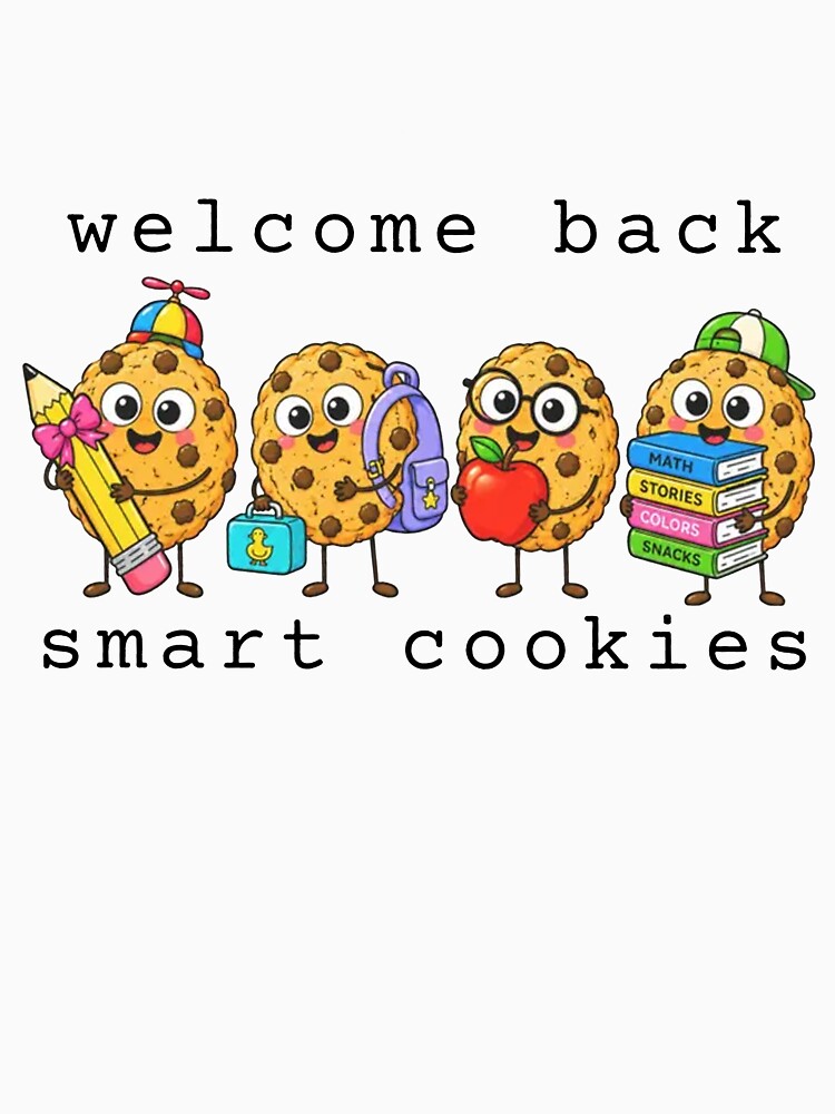 First Day of School Teacher Shirt, Welcome Back Smart Cookie School Staff by kennedy-brook