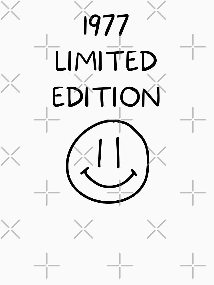 1977 LIMITED EDITION - BLACK WRITING by akaiawa