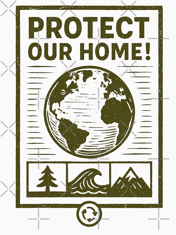 Protect Our Home Planet Earth by PrintSmithArt