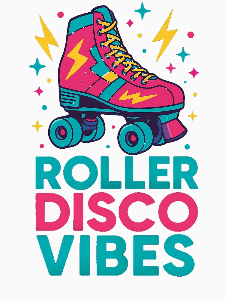 Roller Disco Vibes Neon Skates by LiveOutdoor