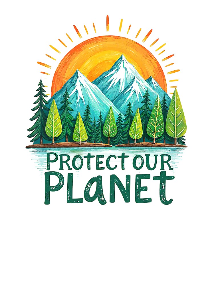 Protect Our Planet – Eco Friendly Earth Awareness T-Shirt by Design-Pro-21