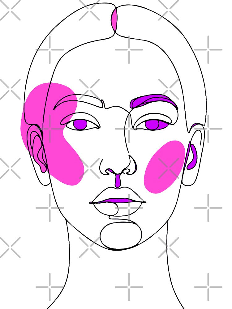 Minimalist Line Art Portrait – Elegant Continuous Line Face Illustration by  Ojo de Lilith