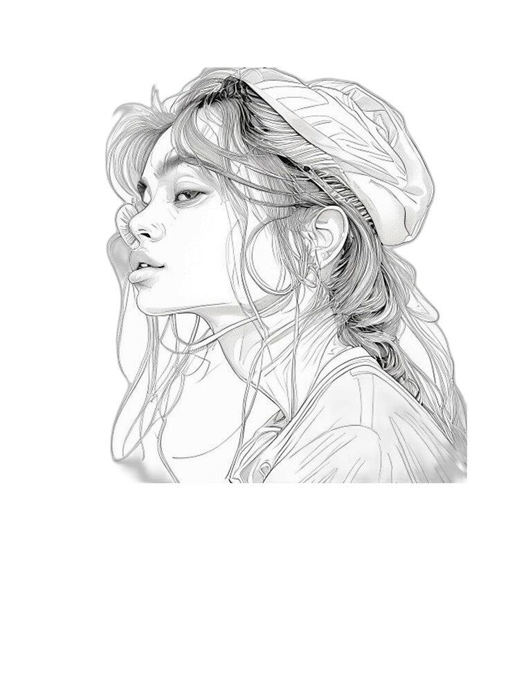 Y2K Aesthetic Line Art Design by Shadow-Stone
