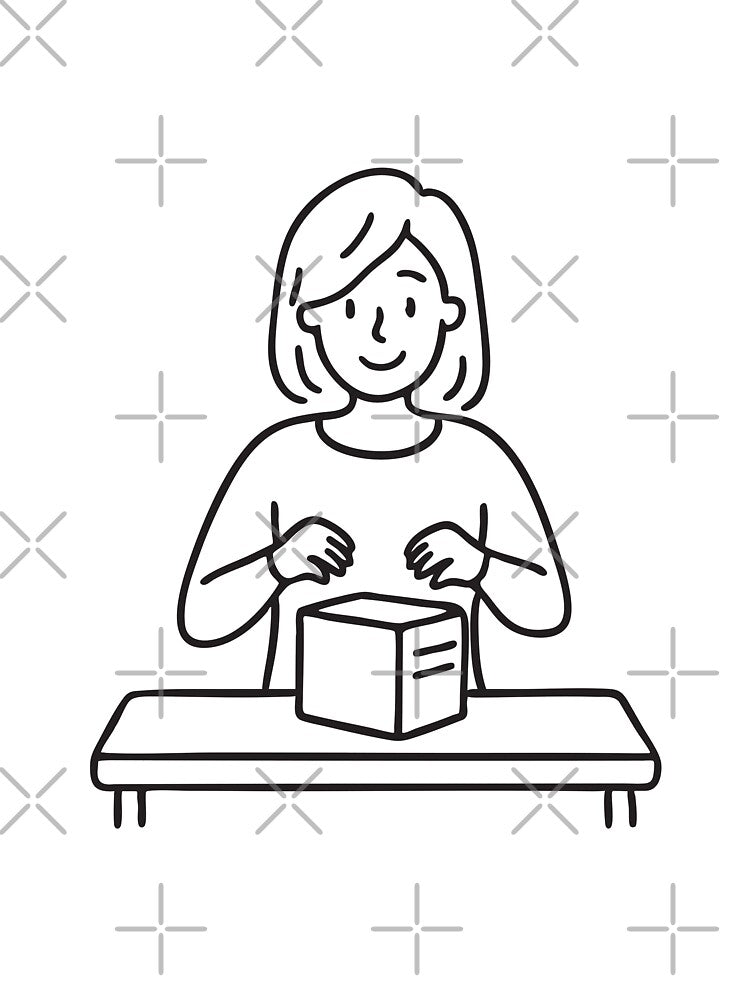 Person Unboxing Package on Wooden Table by rasagamastore