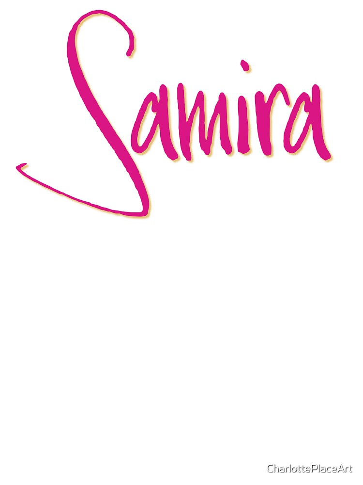 SAMIRA personalized type design by CharlottePlaceArt
