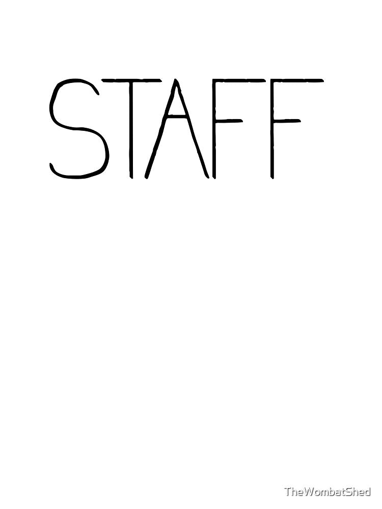 Staff workplace clothing by TheWombatShed