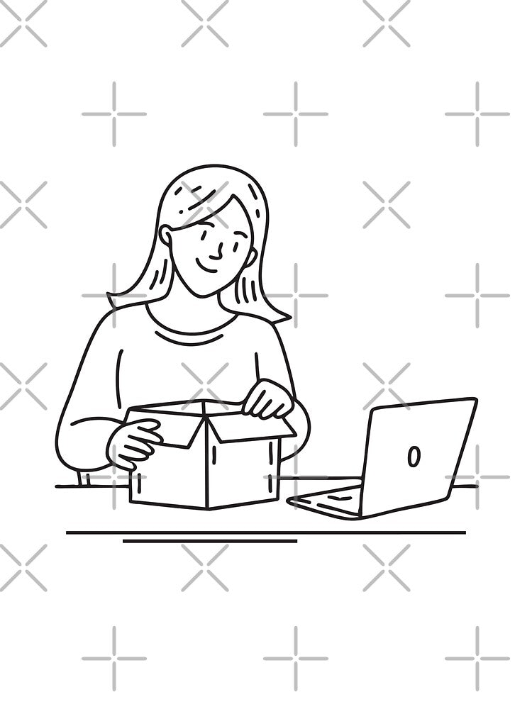 Person Unpacking Box Beside Laptop by rasagamastore