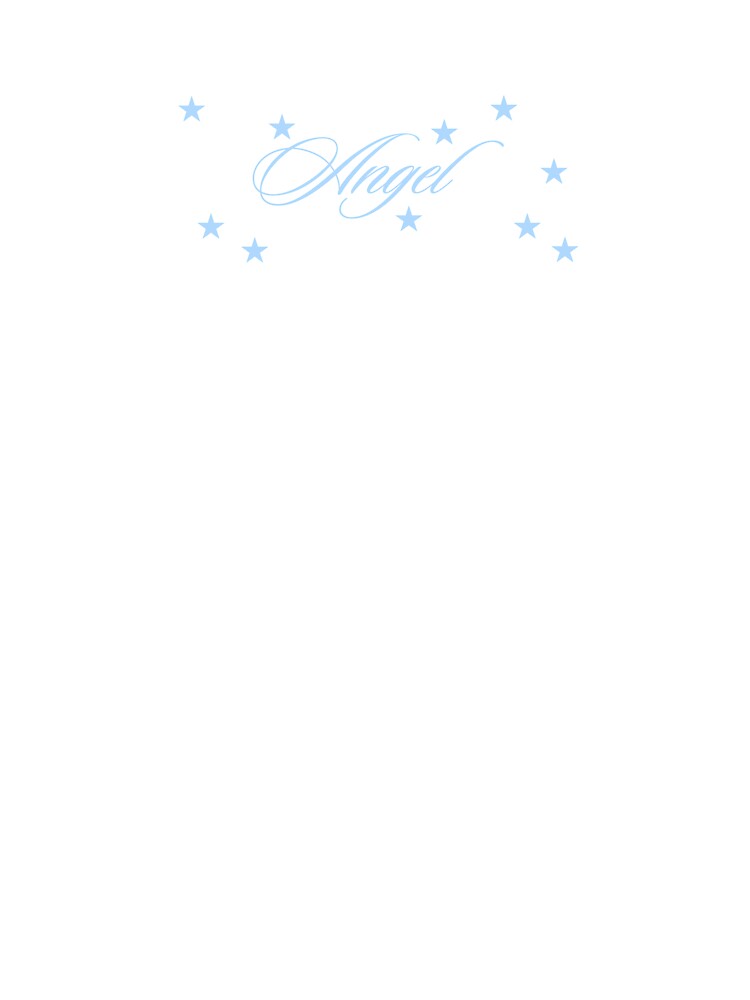 Heavenly “Angel” design with stars – Aesthetic pastel angel shirt for trendsetters by Merchbyselma