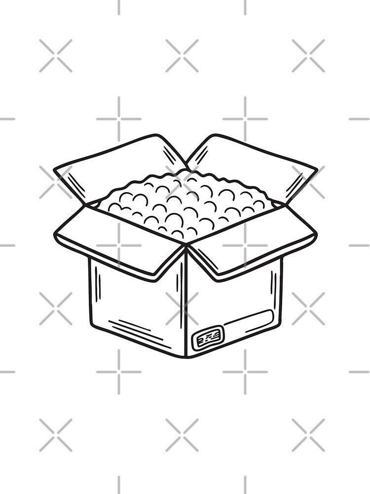 A cardboard box sitting open with bubble wrap inside by rasagamastore