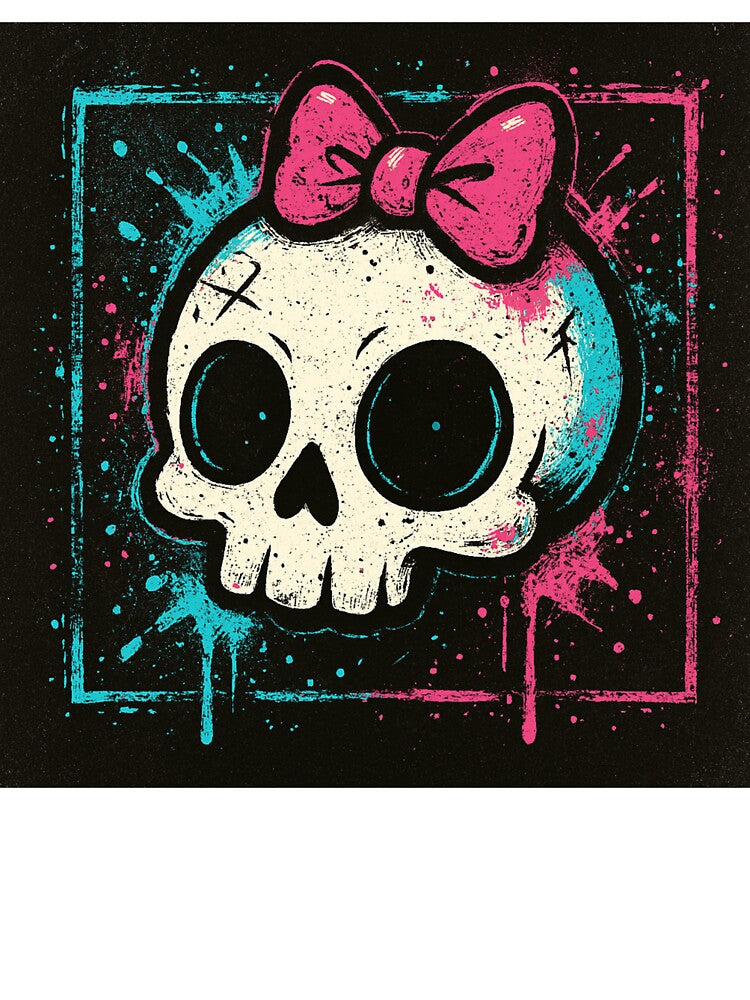 Glam Blam Bow Skull by Monkeysalad