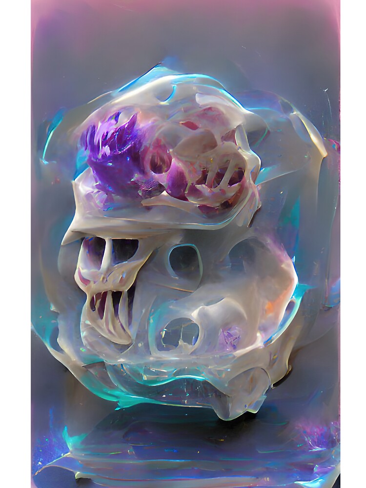 Crystalline Skull by Ethereal Lab AI