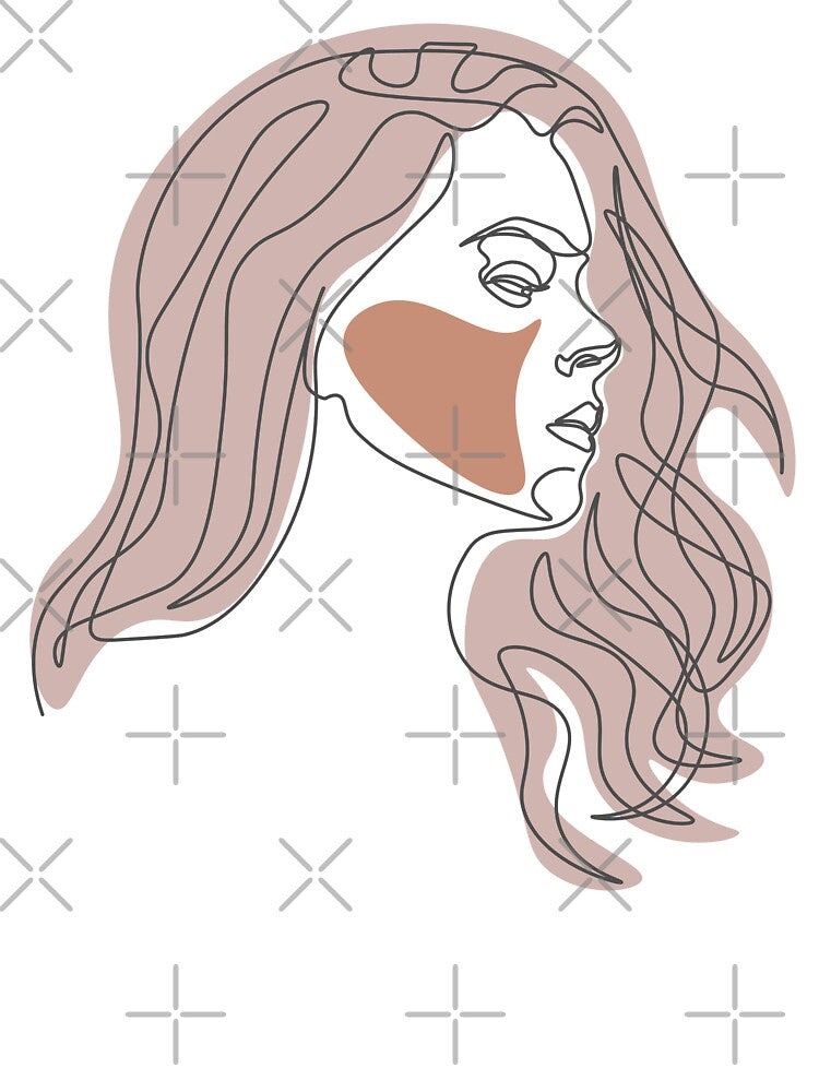 Cubism Linear Abstract Faces Graphic by Dr.YesOrNo