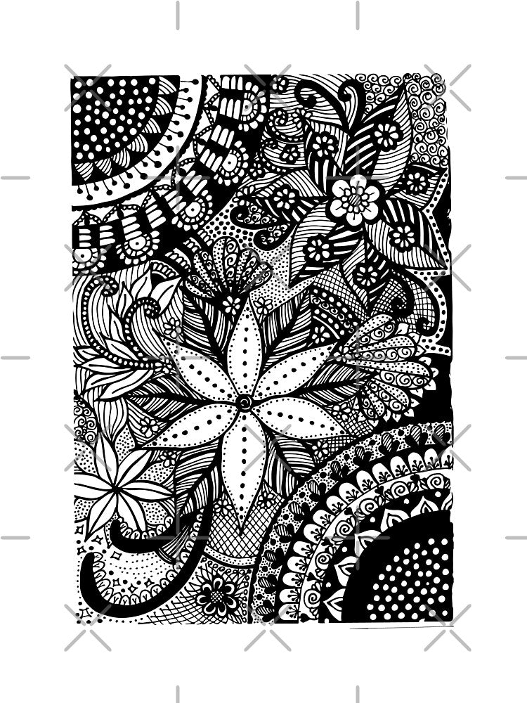 Floral Pattern Zen by CatgoDigital