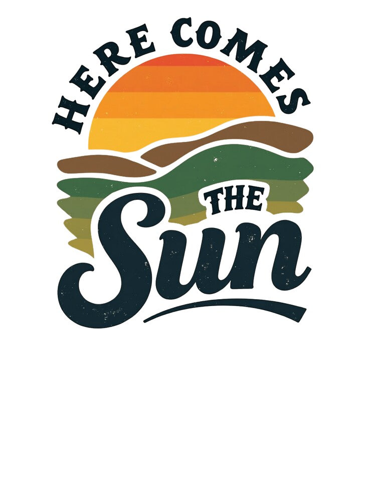 Here Comes the Sun – Retro 70s Sunset Design by haitrieuic96