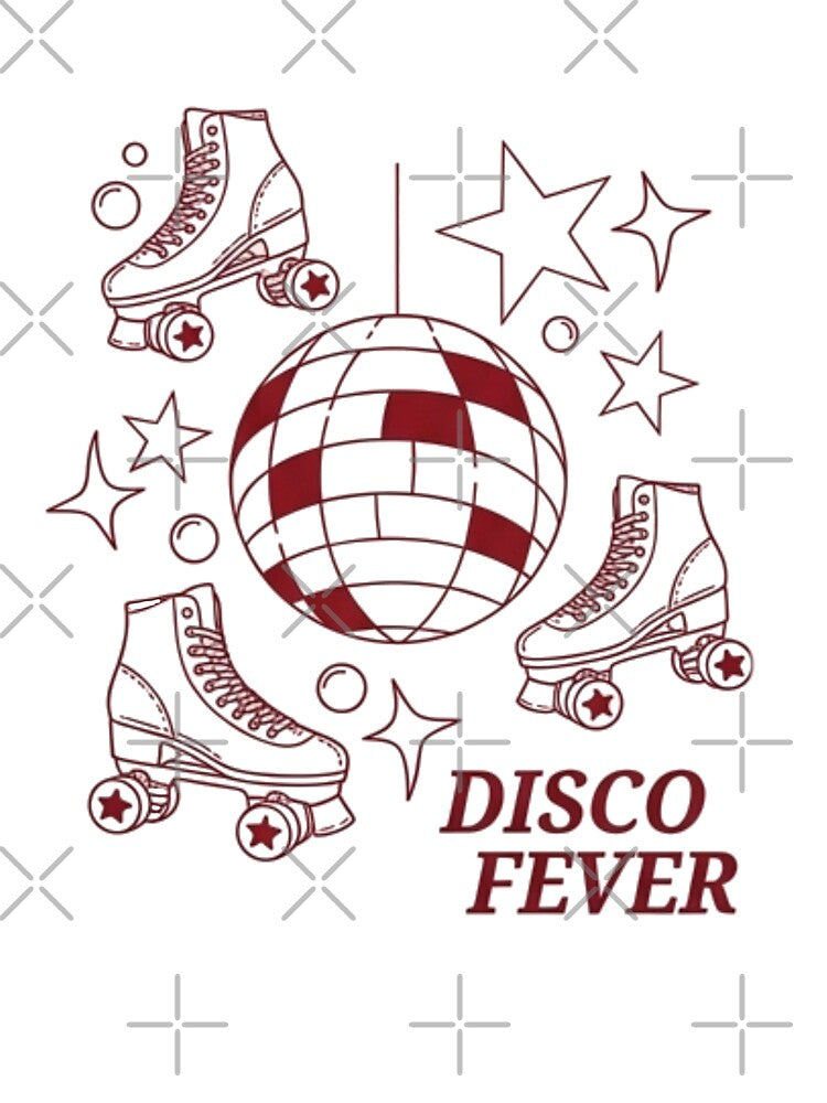Disco Fever Retro Dance Party Design by Mialunaa