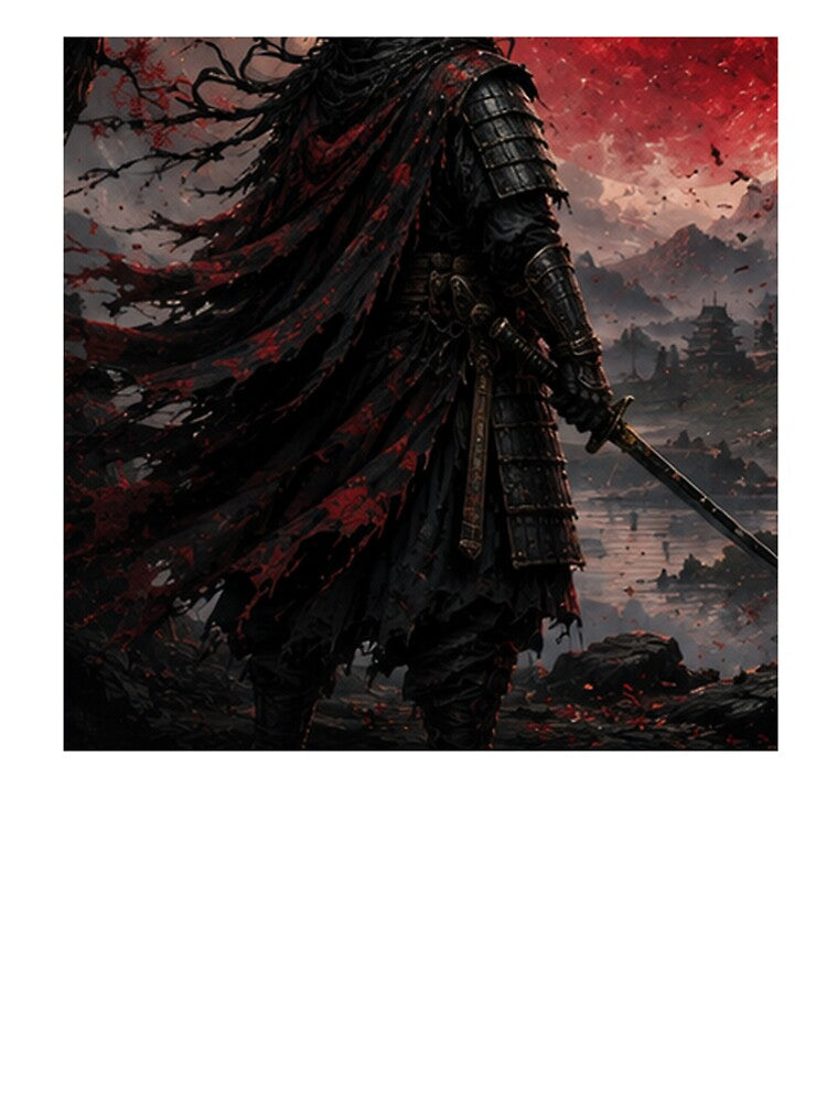 Shadow Samurai Warrior by HollowOakPrints