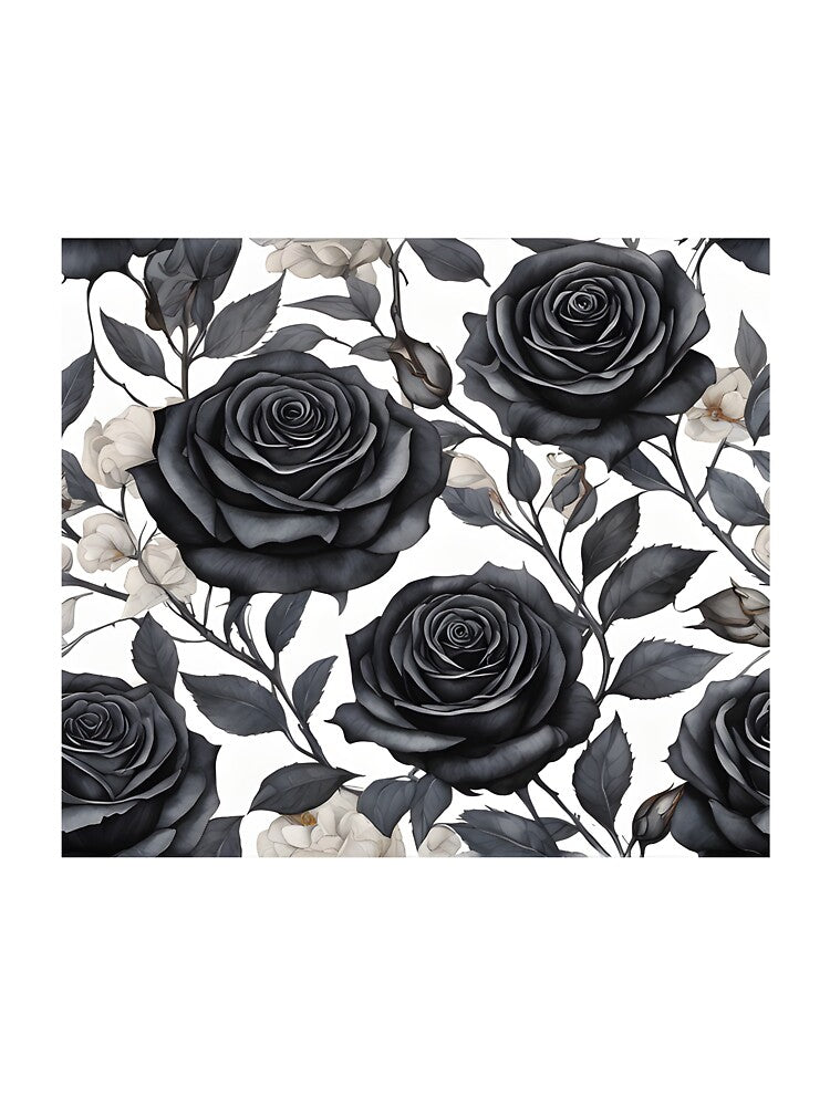 Black Flower Design by artificialnctrn