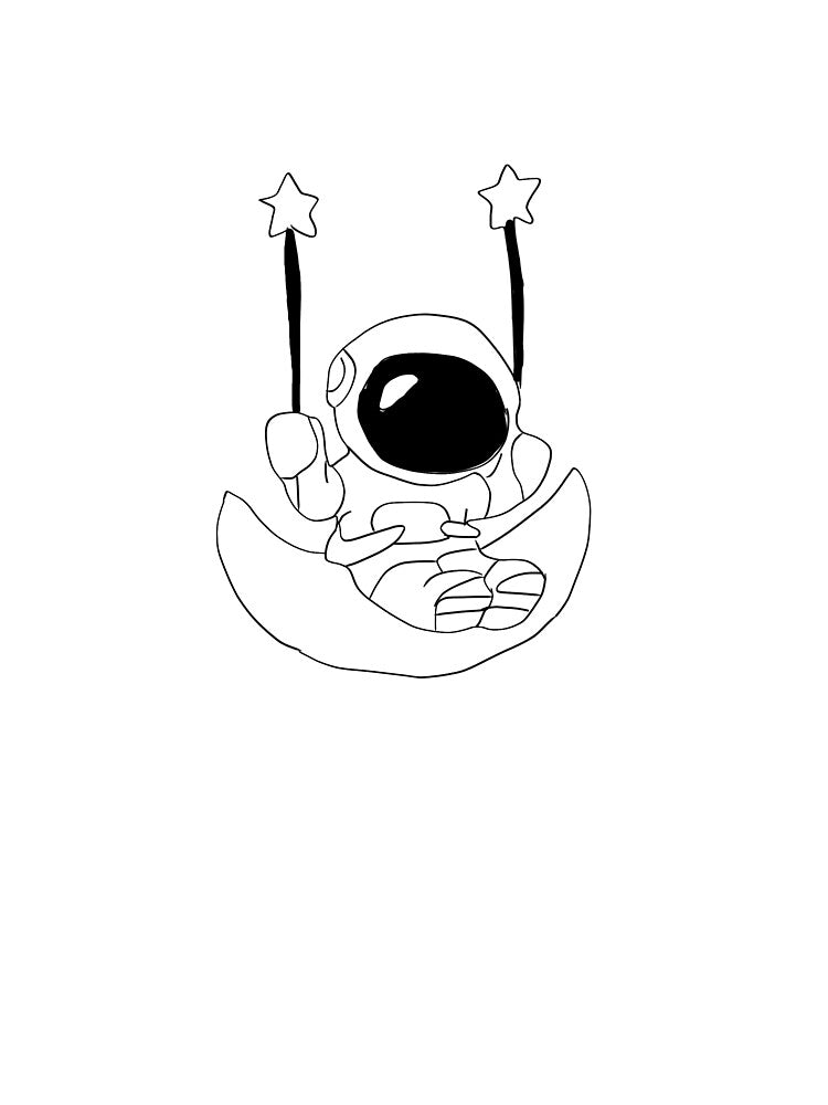 astronaut on moon by LucArts_x